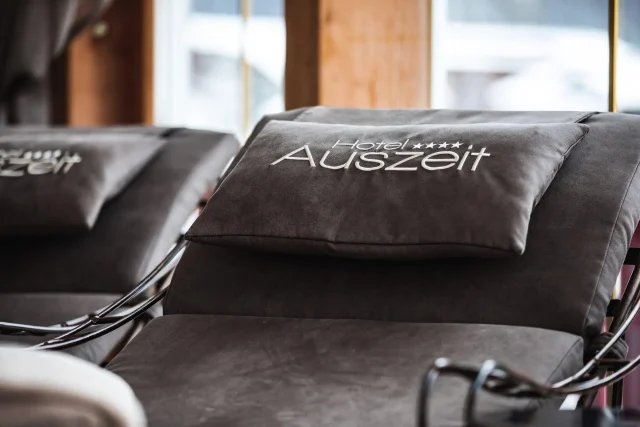 Gemütliche Liegen im Hotel Auszeit