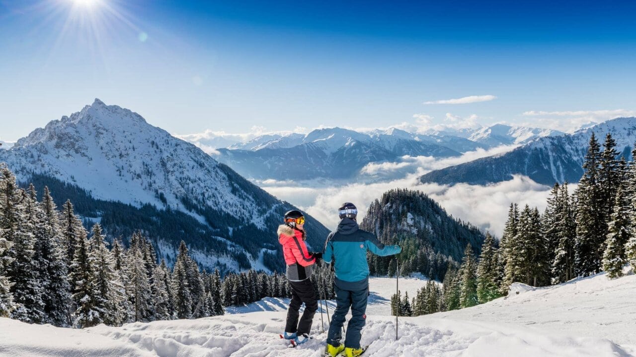 Winter 3 achensee winter skifahren paar3